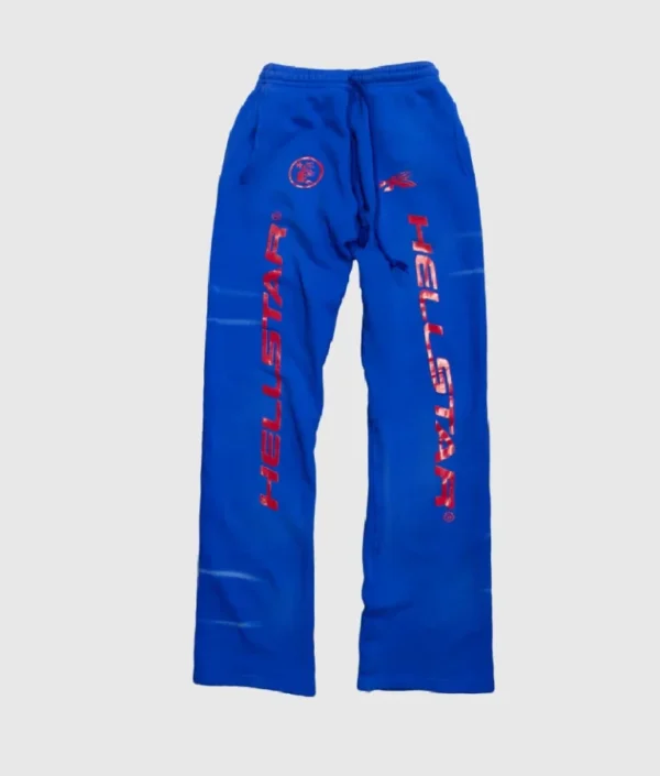 Hellstar Sports Gel Sweatpants Blue