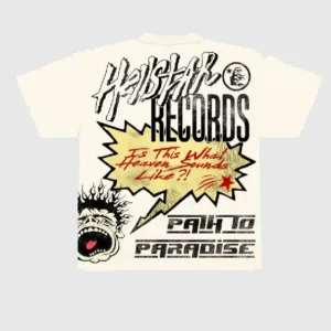 Hellstar Studios Records T-Shirt Cream