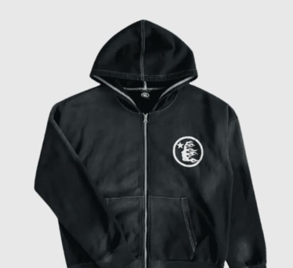 Hellstar Zip Up Hoodie (Black)